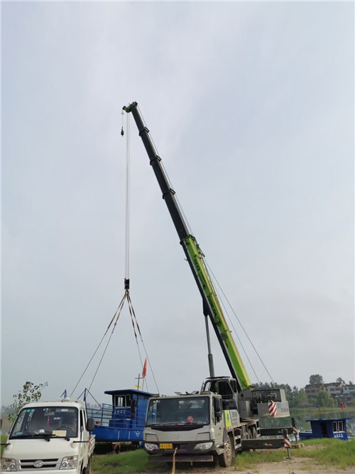 曲江区桥梁建设吊装案例